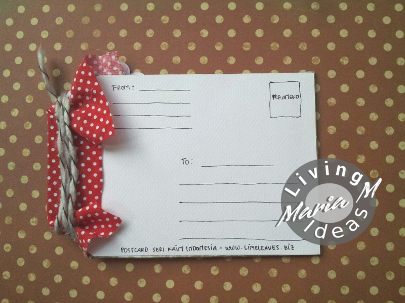 Sending cultural souvenir for penpals