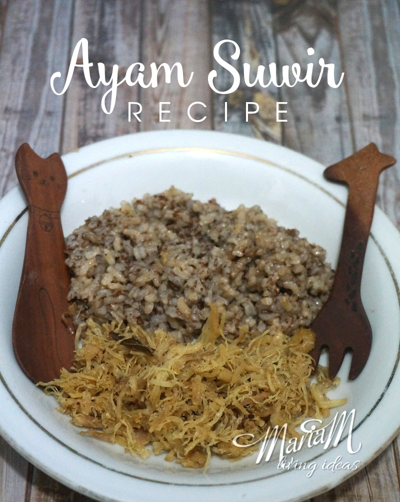 Ayam suwir (shredded chicken) is one of my son's favorite foods. We used to take it as a packed meal when traveling because it tastes good, savory, spicy and easy to serve and eat. Ayam suwir is Indonesian food with Indonesian spices. Here is the recipe