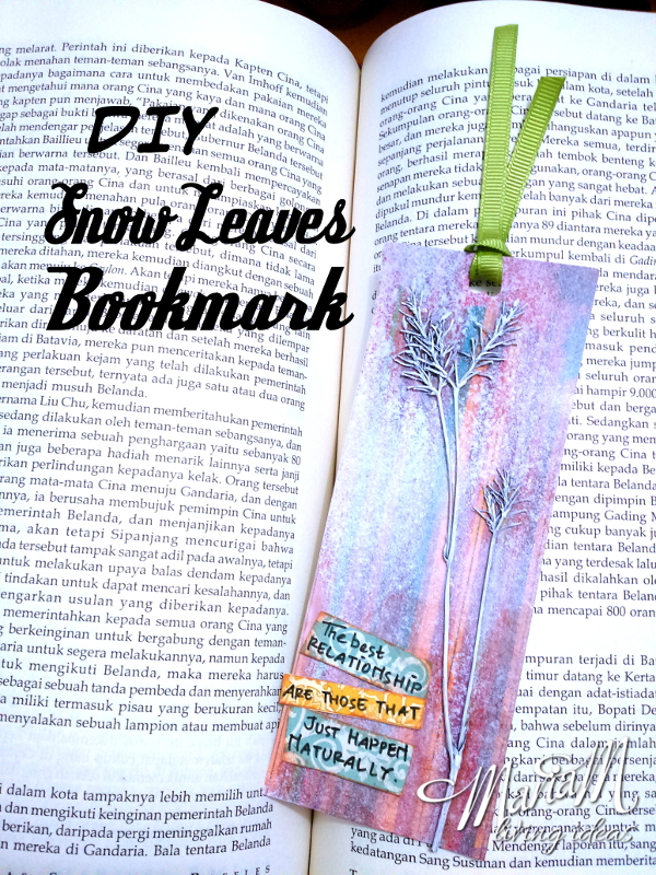 leaves craft bookmark 1